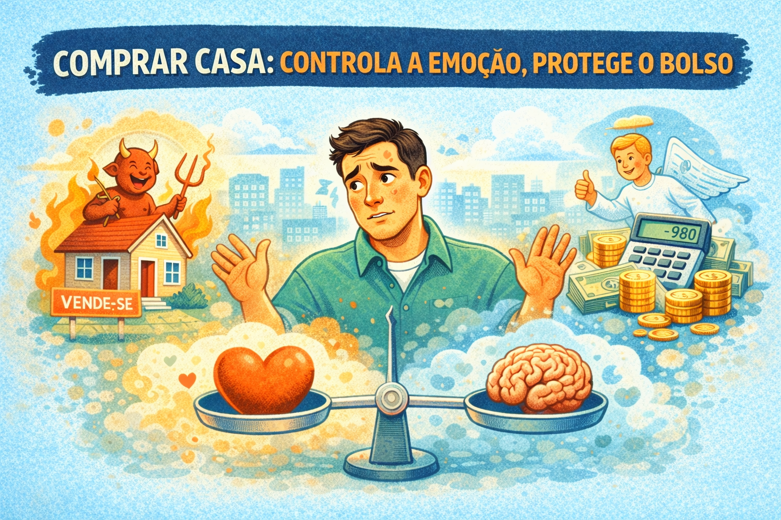 Comprar casa: controla a emoção, protege o bolso
